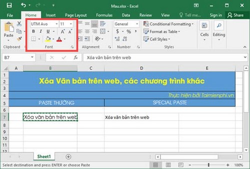 Picture 35 of Using Paste in Excel, use Paste Special to move data in an Excel spreadsheet.