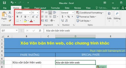Picture 37 of Using Paste in Excel, use Paste Special to move data in an Excel spreadsheet.