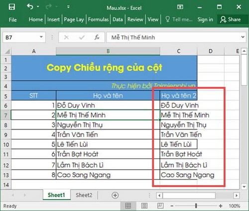 Picture 9 of Using Paste in Excel, use Paste Special to move data in an Excel spreadsheet.