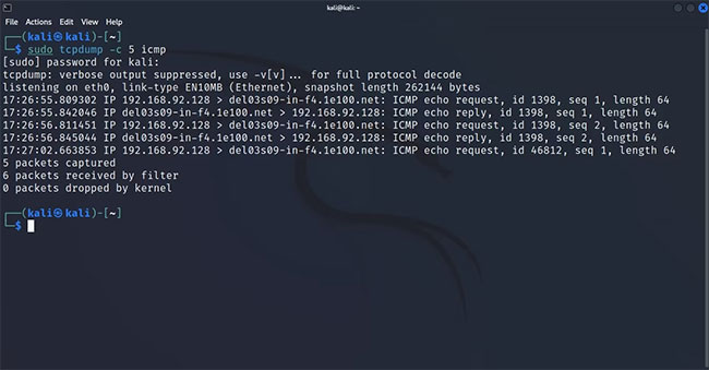 Using tcpdump to analyze traffic Picture 3