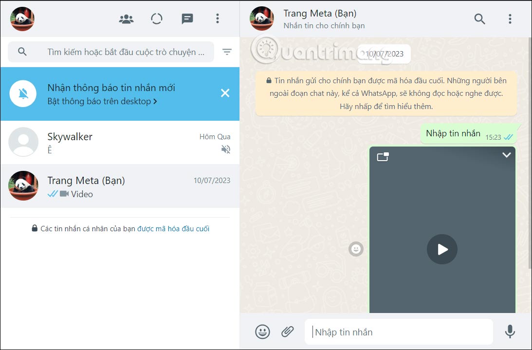 images 4 of Using WhatsApp web is very simple.