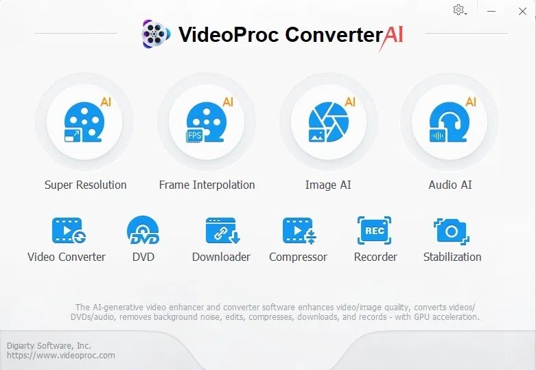 VideoProc Converter AI Picture 1