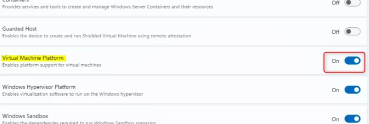 Instructions for activating virtual machines on Windows 11 Picture 3