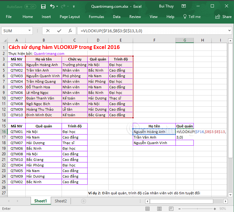Picture 11 of VLOOKUP function: How to use it and specific examples