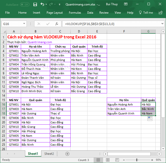 Picture 12 of VLOOKUP function: How to use it and specific examples