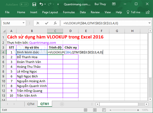 Picture 15 of VLOOKUP function: How to use it and specific examples