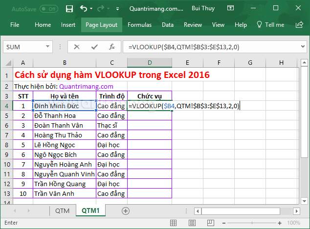 Picture 17 of VLOOKUP function: How to use it and specific examples