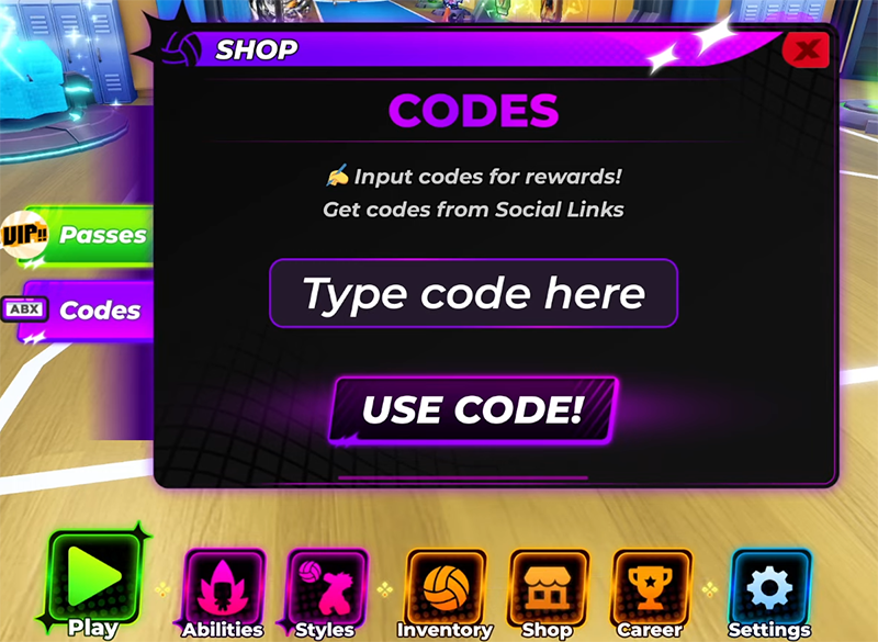 Latest Volleyball Legends Roblox Codes and How to Redeem Codes Picture 1