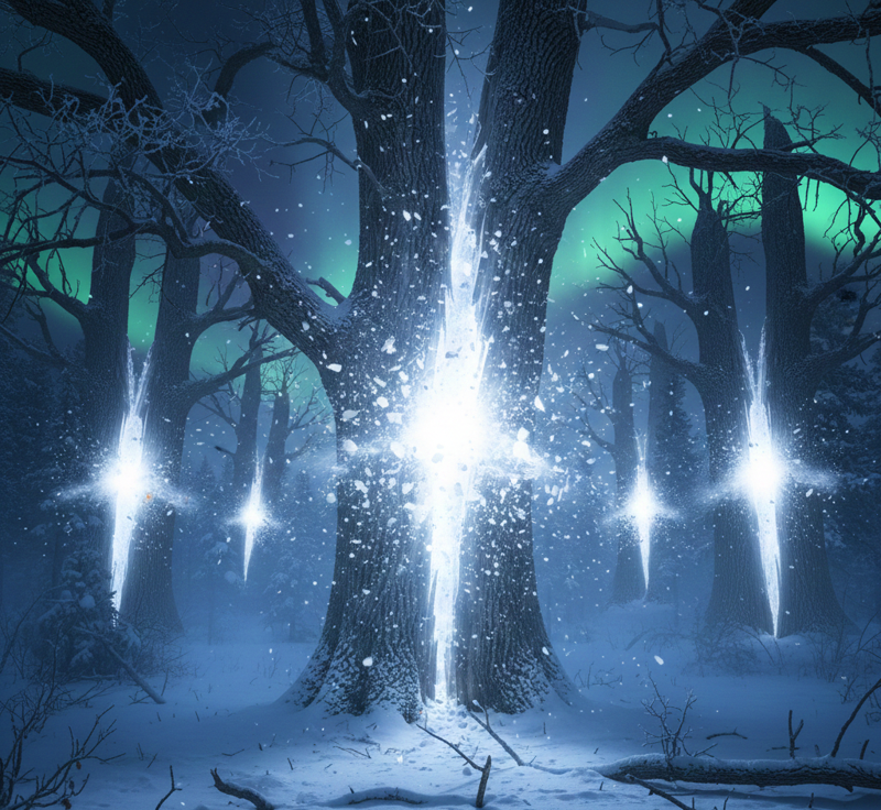 Warning of terrifying 'exploding trees' phenomenon amid record-breaking cold snap in the US. Picture 1