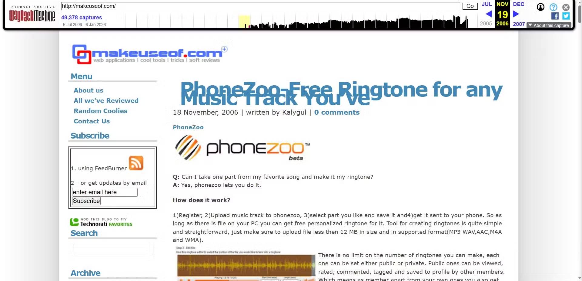 Wayback Machine: A Chrome extension that helps you get rid of the 'Page not found' message. Picture 4