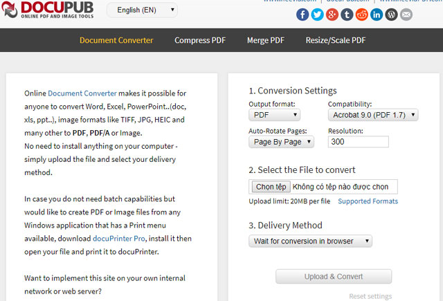 Methods for converting PDF to JPG or PNG images. Picture 2