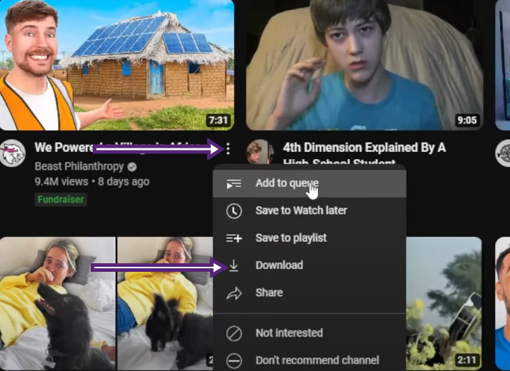 Picture 2 of Ways to download YouTube videos, the easiest ways to download YouTube videos.