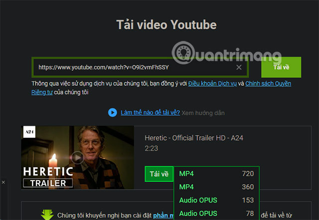 Picture 6 of Ways to download YouTube videos, the easiest ways to download YouTube videos.