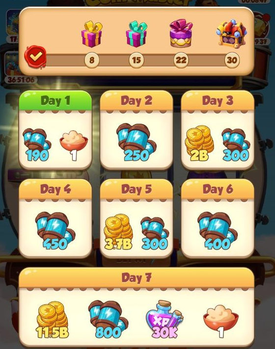 Picture 1 of Ways to earn Spins in Coin Master