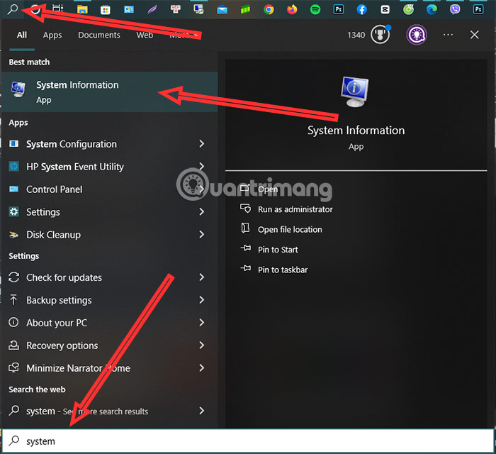 Ways to view laptop configuration, view computer configuration Picture 9