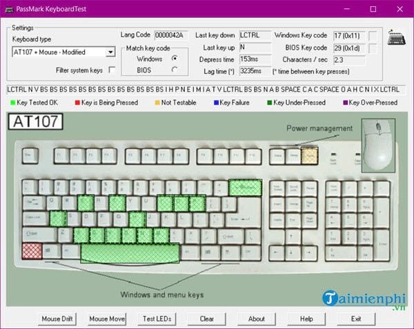 Website Test Keyboard computer keyboard online, free Picture 12