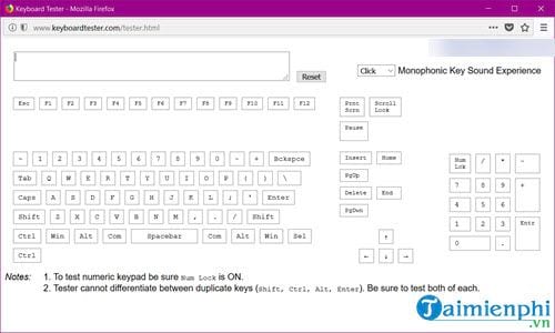 Website Test Keyboard computer keyboard online, free Picture 4