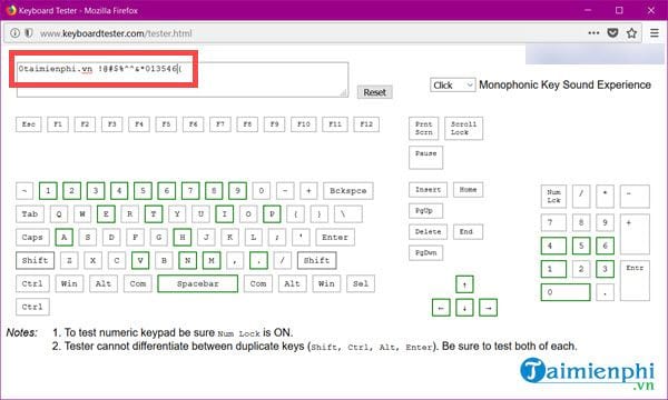 Website Test Keyboard computer keyboard online, free Picture 6