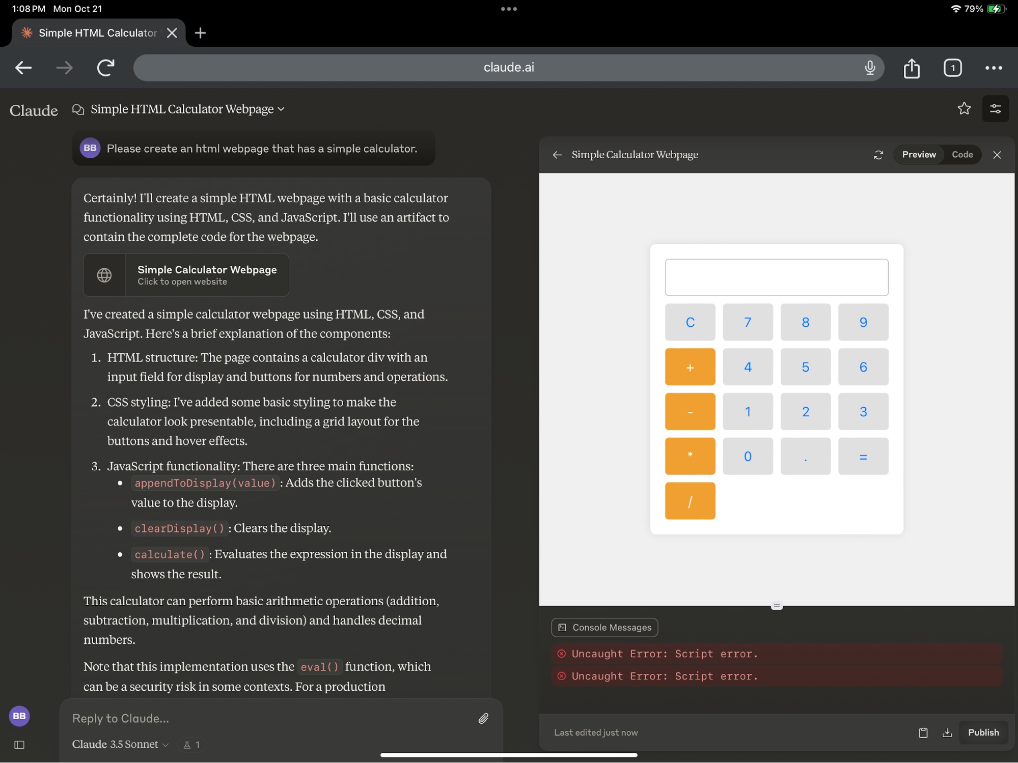What are Claude Artifacts? Picture 11