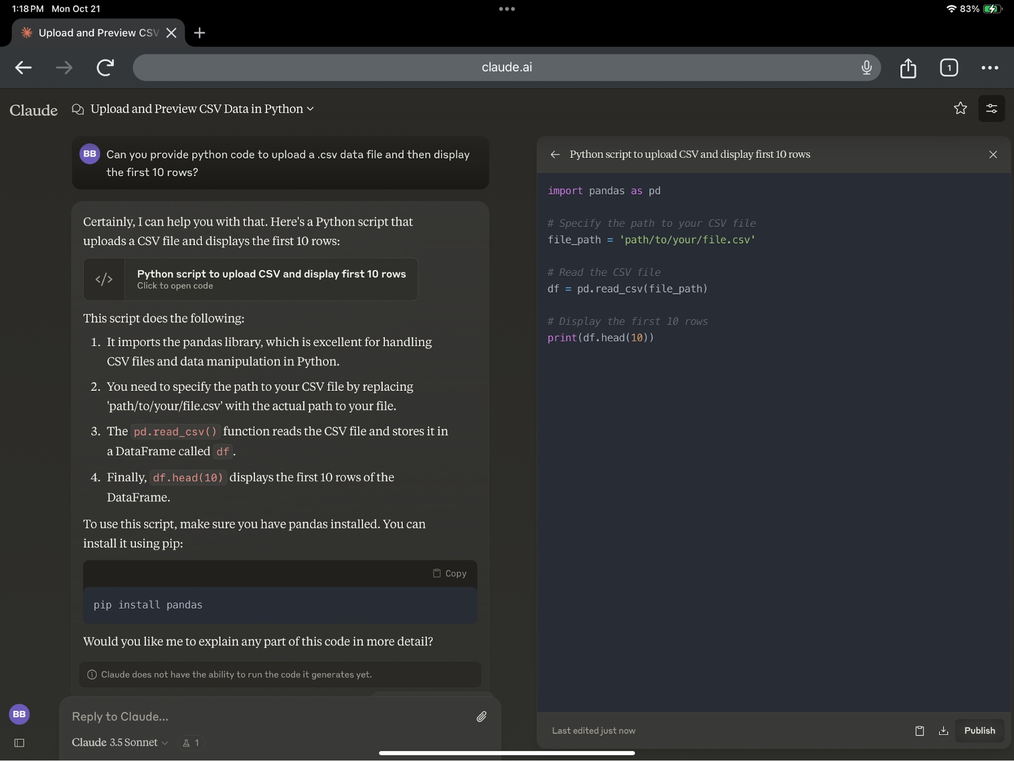 What are Claude Artifacts? Picture 8