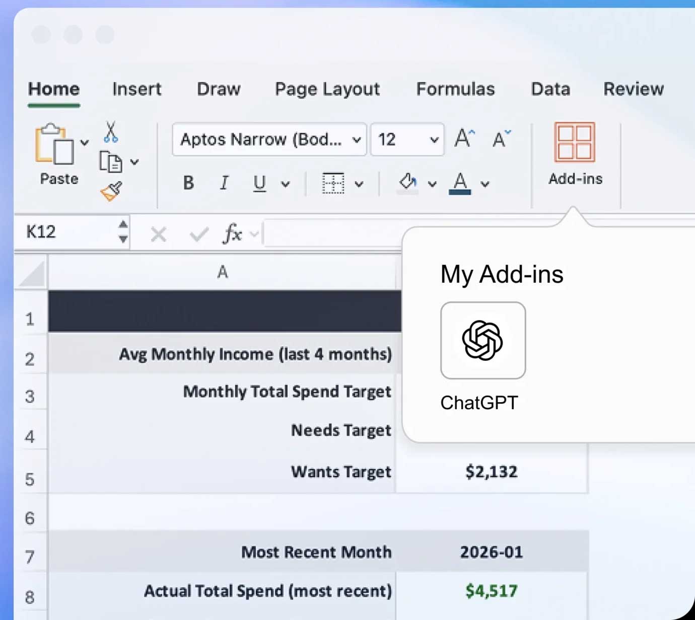 images 2 of What are the notable features of ChatGPT for Excel?