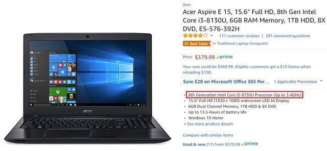 What are U, M, MQ, HQ, K chips? Decode the meaning of the Intel chip name structure Picture 6