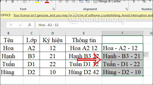 What can the shortcut Ctrl + E in Excel do? Picture 6