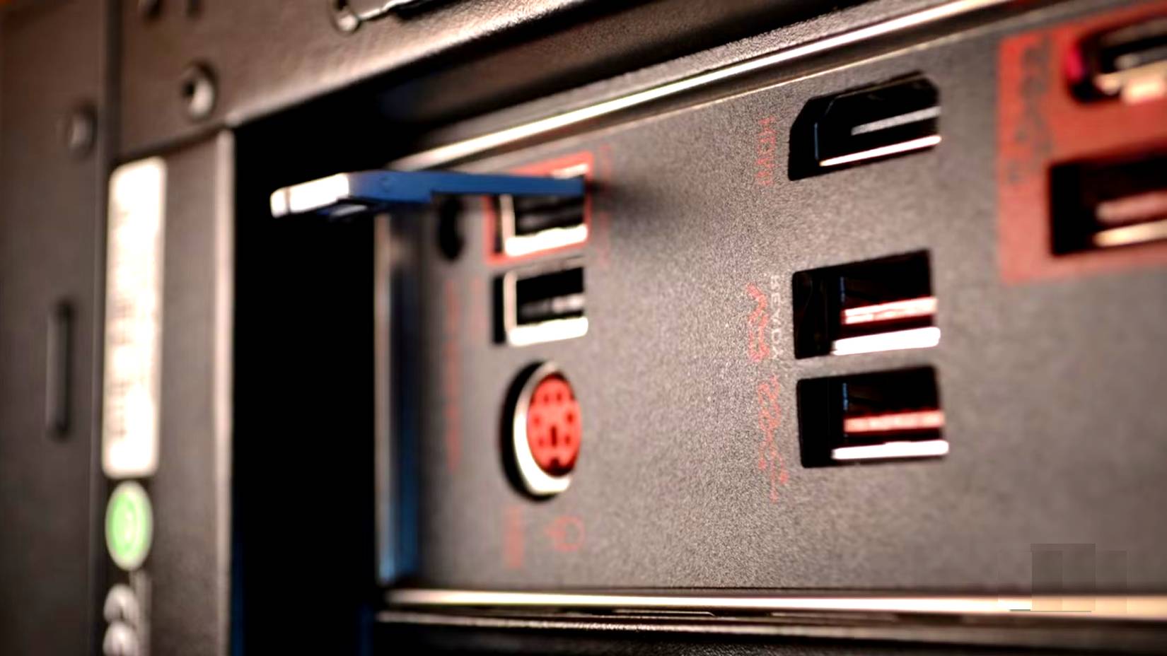 What does the red USB port mean? Picture 3