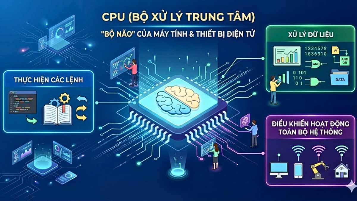 Picture 1 of What is a CPU? Structure, function, and role of the CPU.