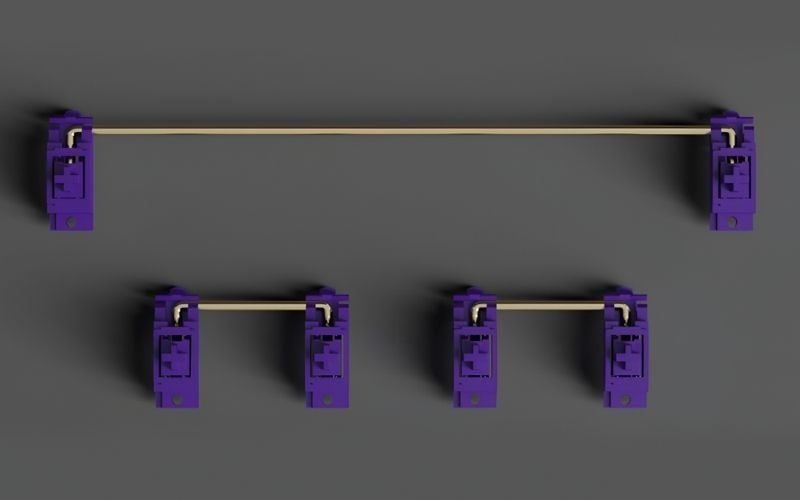 images 1 of What is a mechanical keyboard stabilizer? Its role and how to identify it in detail.