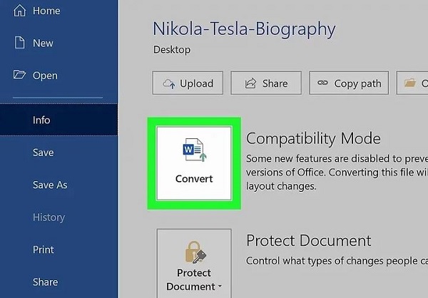 What is a Word file in Compatibility mode, how to fix it? - TipsMake.com