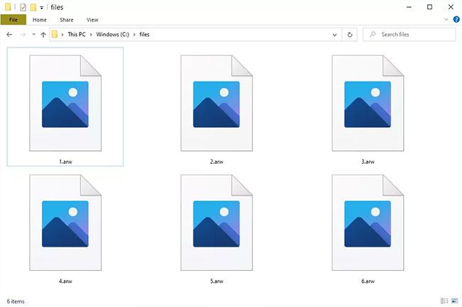 What is an ARW file? Picture 1