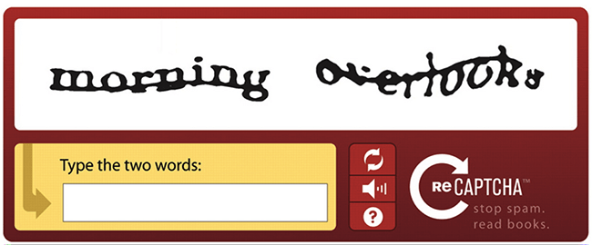 What is a CAPTCHA? What types of CAPTCHA are there? Picture 2