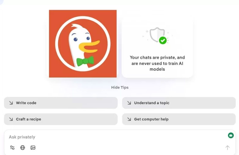 What is Duck.ai? An AI chatbot that provides data security and replaces ChatGPT. Picture 1
