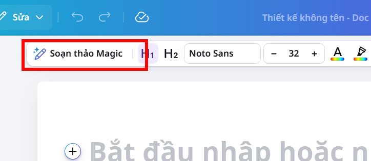 What is Magic Write in Canva? Basic usage of Magic Write. Picture 1