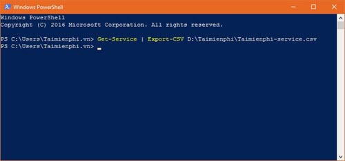 Picture 14 of What is PowerShell? How to use PowerShell effectively on a computer.