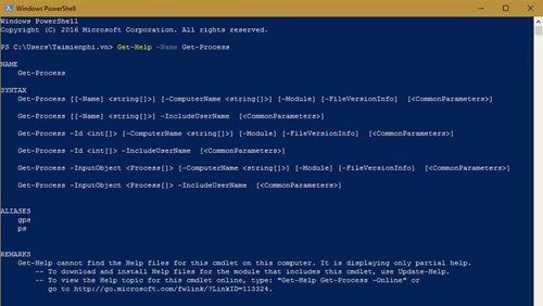 Picture 7 of What is PowerShell? How to use PowerShell effectively on a computer.