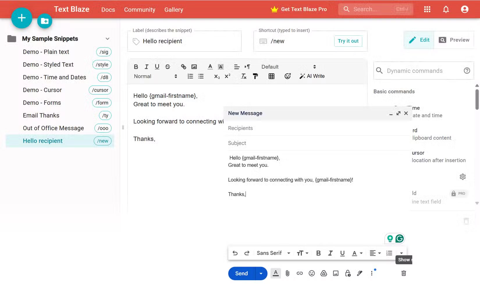 What is Text Blaze? How does it work on Chrome? Picture 3