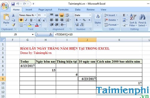 Picture 7 of What is the function in Excel that retrieves the current date and time?