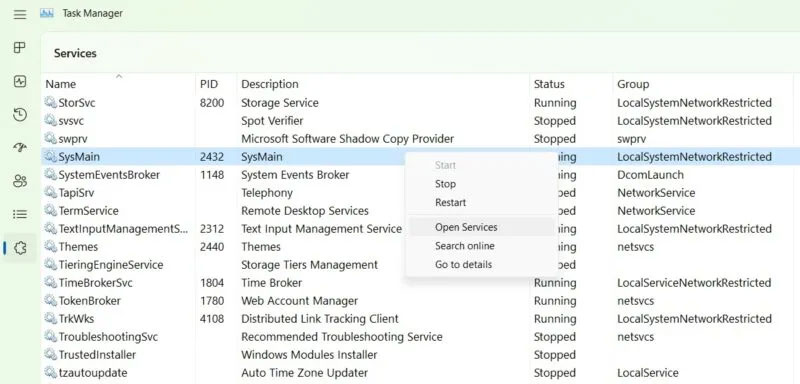 What is Windows Superfetch (SysMain)? How to disable Superfetch? Picture 4