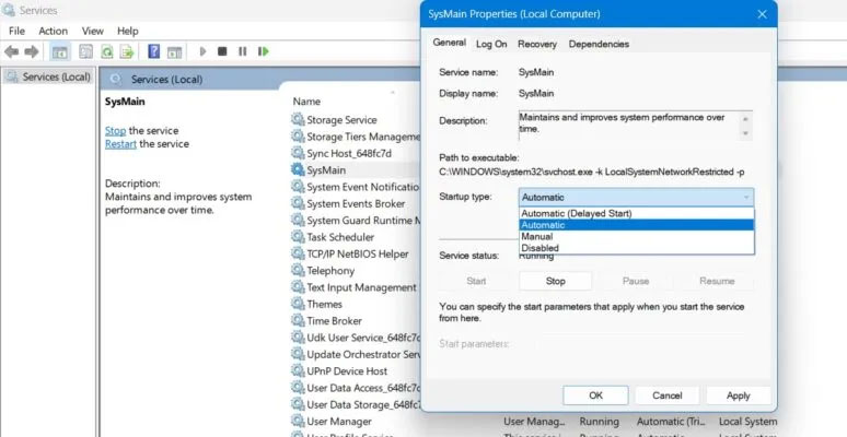 What is Windows Superfetch (SysMain)? How to disable Superfetch? Picture 6