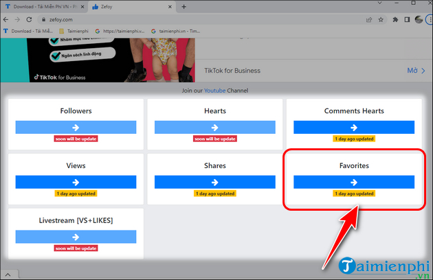 What is Zefoy TikTok? Instructions on how to use Zefoy to increase TikTok followers Picture 3