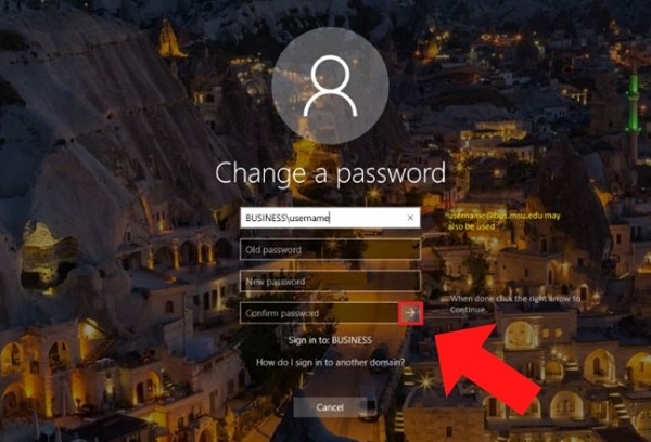 What to do when the computer cannot change the password? Picture 7