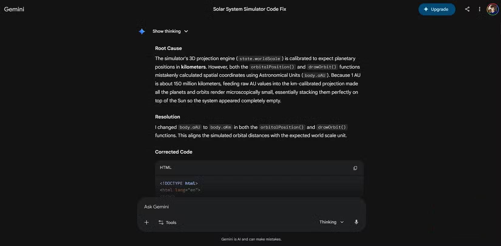 Picture 4 of What would happen if Claude fixed the faulty ChatGPT code?