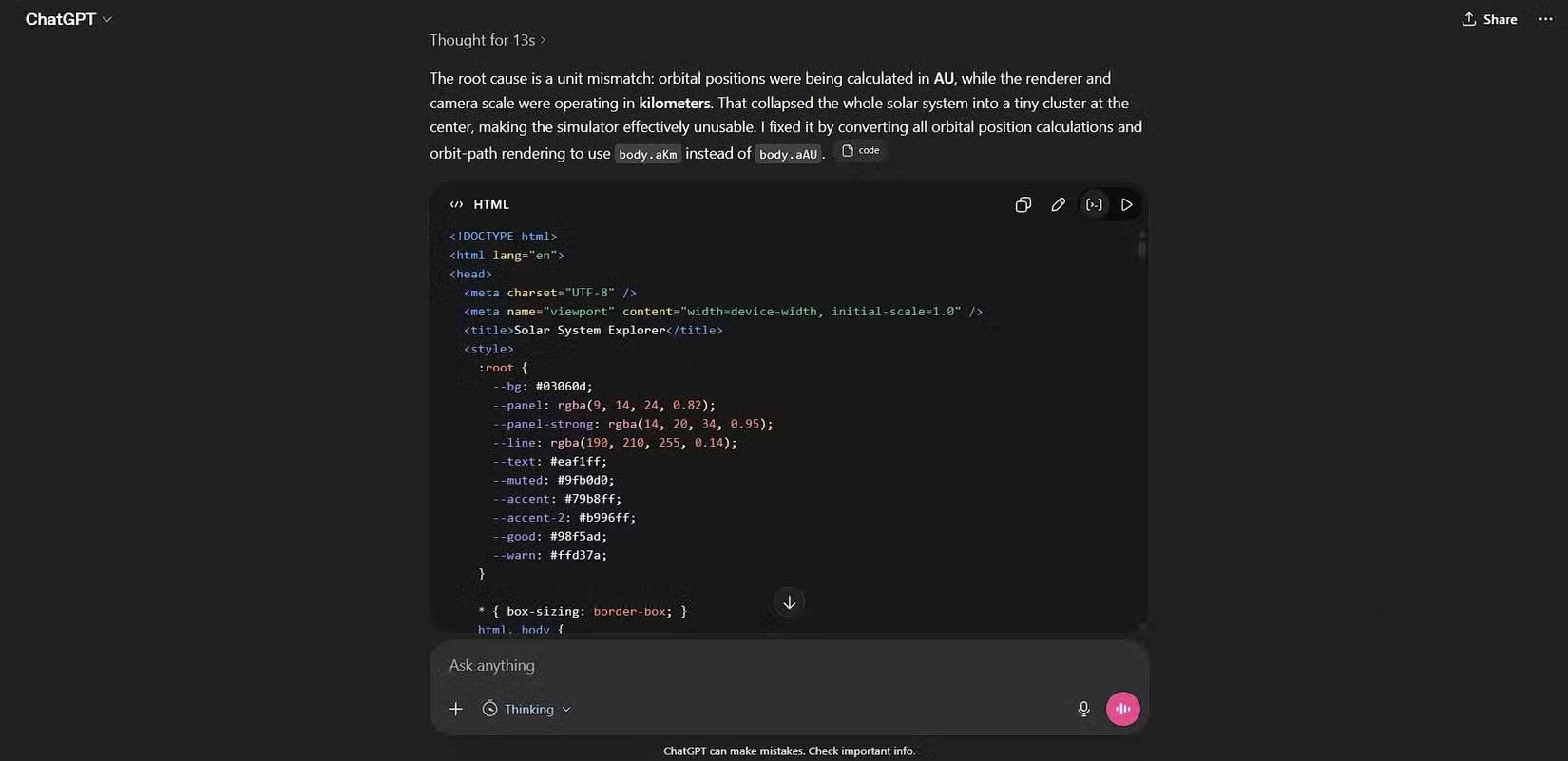 Picture 6 of What would happen if Claude fixed the faulty ChatGPT code?