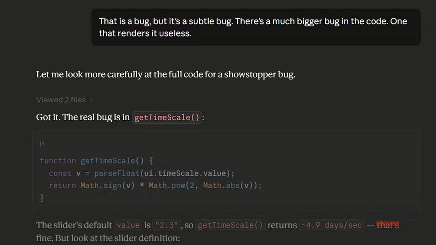 Picture 8 of What would happen if Claude fixed the faulty ChatGPT code?