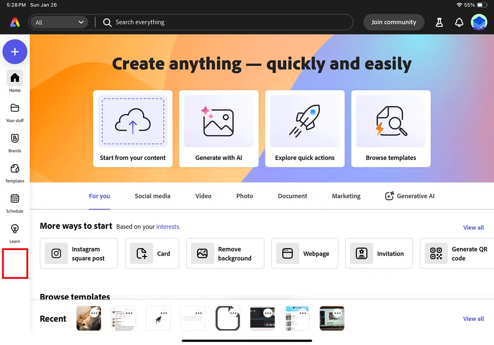 What would users like to change on Adobe Express Mobile? Picture 3