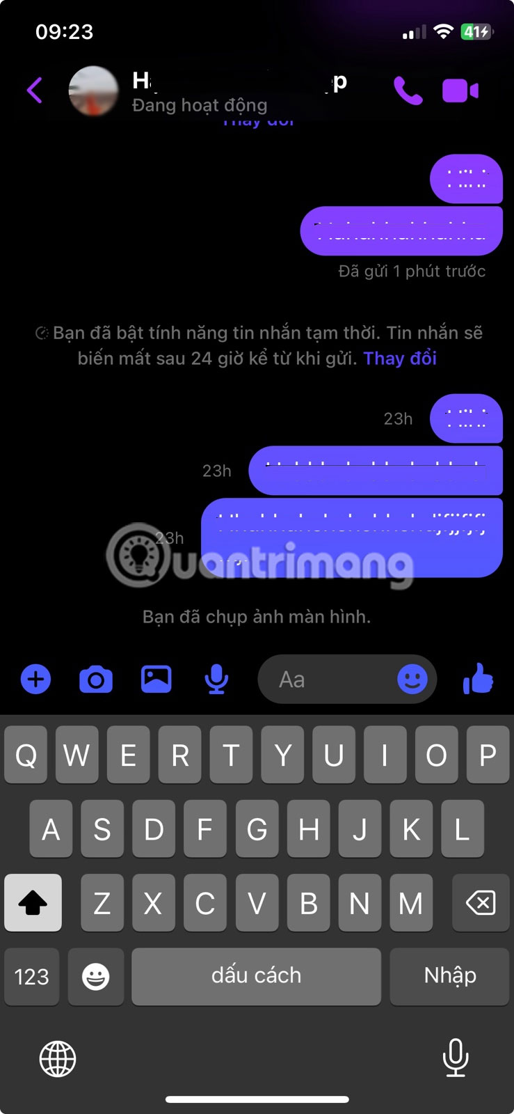 images 3 of When does Facebook Messenger notify others about screenshots?