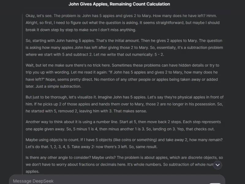 When should you use Reasoning Mode on an AI chatbot? Picture 1