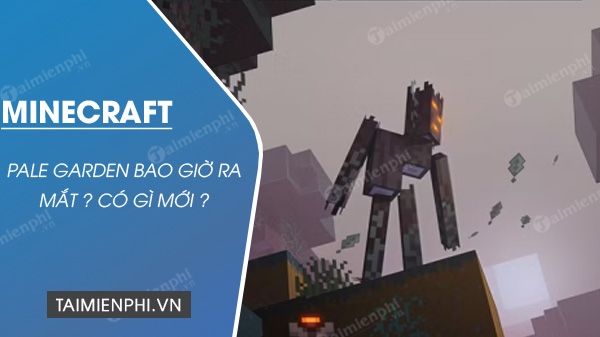 When will Minecraft Pale Garden come out? Picture 1